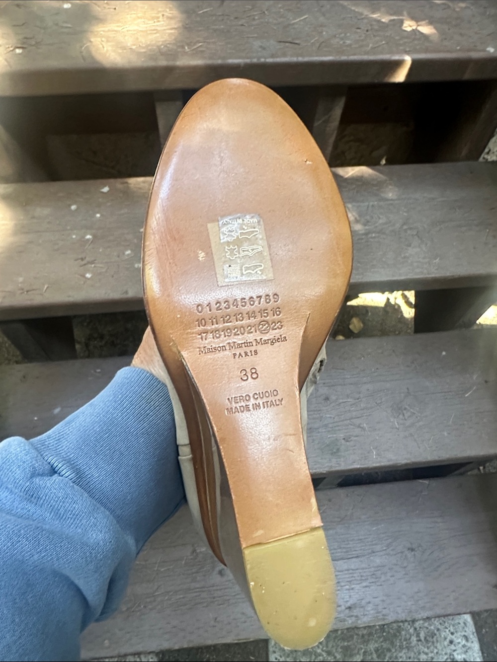 Maison  Margiela Plexi Suede Boots - Picture 8 of 10